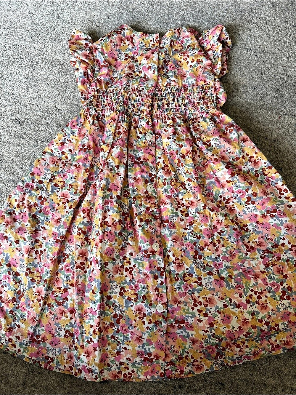 Baby Floral Dress in Pink 3-4 Like New